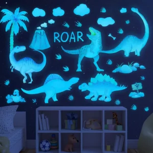 Glow Dino Wall Decals