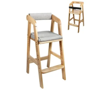 Adjustable Wooden Toddler Highchair