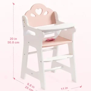 Wooden Doll High Chair