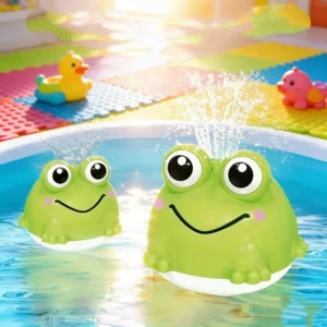 Cute Frog Bath Toys for Toddlers, Soft Water Squirt Toys,