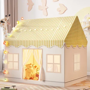 Children's Castle Tent Playhouse Indoor Outdoor Fairy Tale Princess Castle Play Tent Kids Gift Toy House Tent (Single tent)