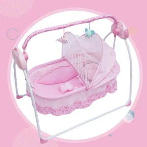 Electric Kids Crib Cradle Auto Swing