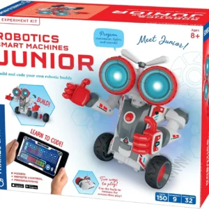 STEM Robotics Kit for Ages 8+, Build & Code Robot with Lights, Sounds