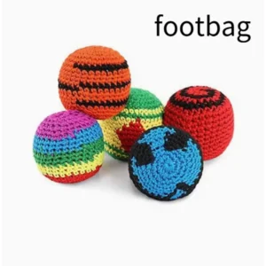 1/3/6/9/12pc Outdoor Soft Handmade Footbag Sacks Juggling Balls Durable for Kids Group Playing Activities