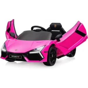 12V Ride on Car, Licensed Lamborghini Revuelto Electric Car for Toddlers W/Remote Control, Battery Car for Kids with Bluetooth,