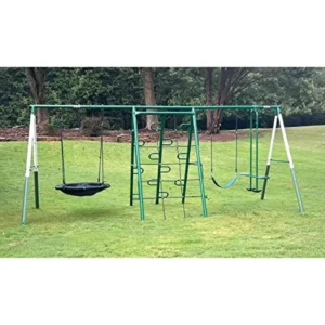 Swing Climb and Glide Play Center Backyard Playground Set