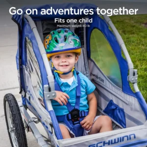 Kids Bike Trailer with Single Seat