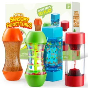 Joyfy 4-Pack Sensory Fidget Stress Relief Toy