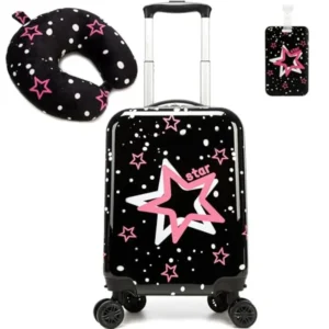 Carry on Luggage Sets 2 Pcs Rolling Suitcases for Girls