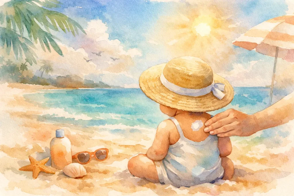 When Should Babies Wear Sunscreen? Parent Guide